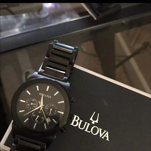 Men’s Bulova black automatic watch